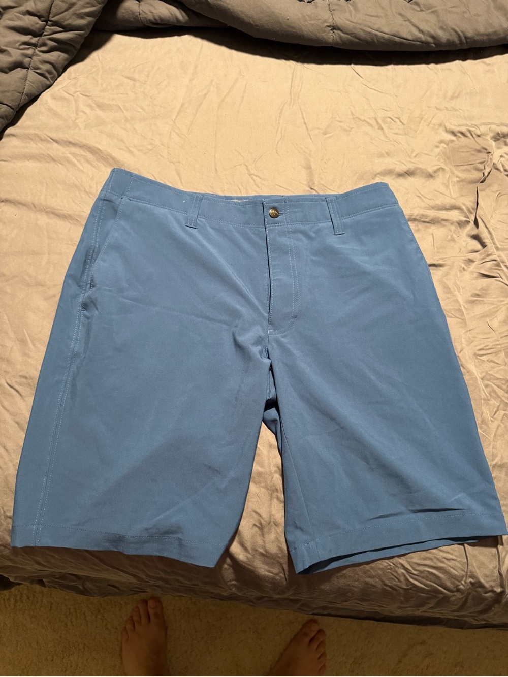 Callaway Men's Sky Blue Performance Flat Front Shorts